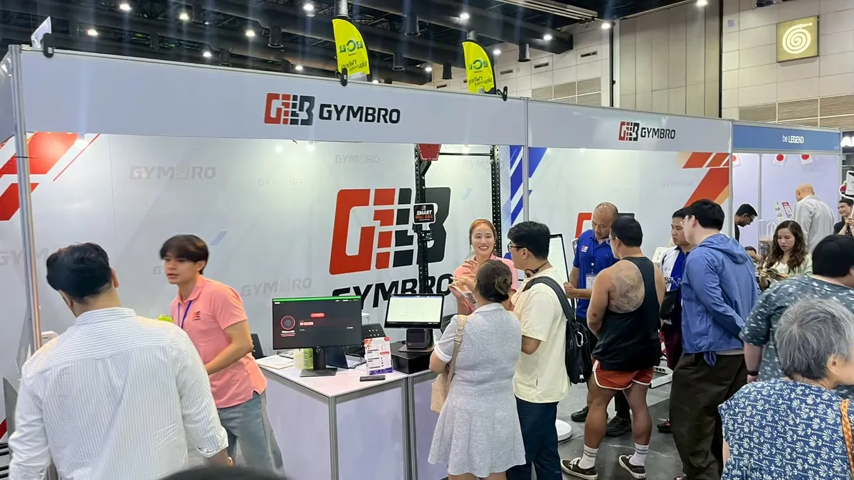 GymBro booth at SPORTEC Thailand